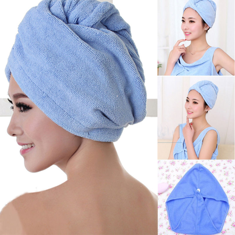 MIcrofiber Fast Dry Women Bathroom Hair Turban Towel