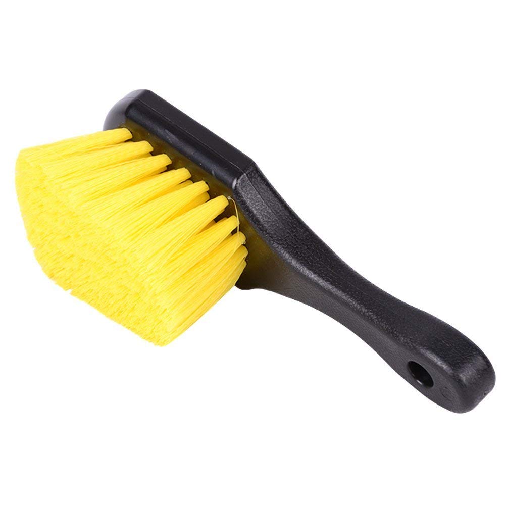 Interior and Exterior Short Handle Wheel Brush