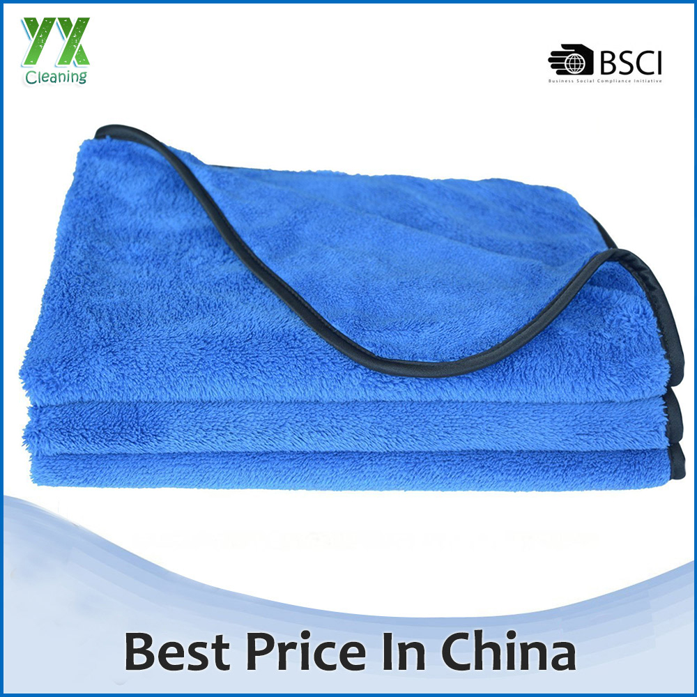 Ultra Absorbent Cheap 380gsm Auto Detailing Microfiber Car Cleaning Cloth 16x24