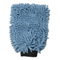 Chenille blue Glove Microfiber car Cleaning Wash Mitt