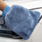 Promotional dual side Car Large Lint Wash Glove microfiber car cleaning mitt