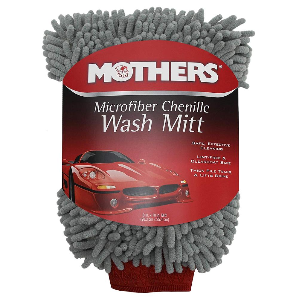chenille microfiber premium scratch-free polyester car wash mitt