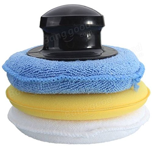 100% Polyester foam applicator for auto cleaning