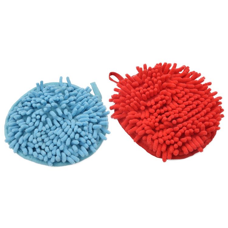 10 years experience One side Chenille for High Quality Auto Wash Mitt microfiber car cleaning gloves