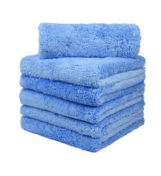 Edgeless microfibre cleaning cloths