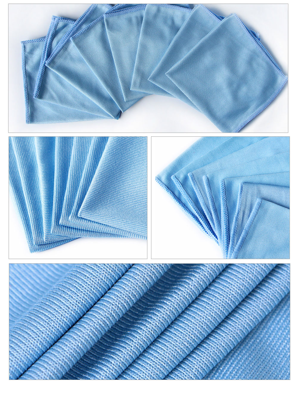 Wholesale Car Glass Wash cloth Microfiber Fabric Towel for sale