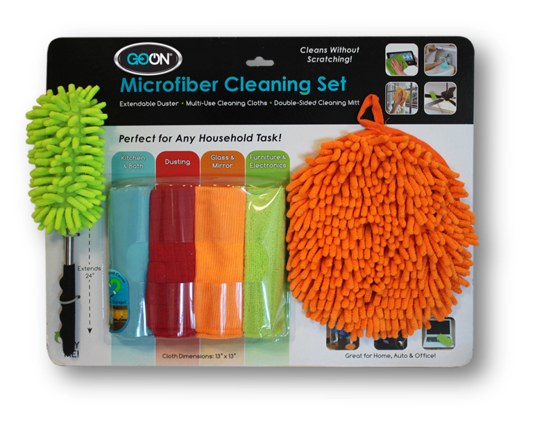 supplies microfiber car limpieza cleaning set with towel sponge brush