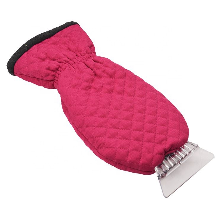 Warm Winter New Style Breaker Gloves High Quality Car Windshield With Glove Ice Scraper Mitt