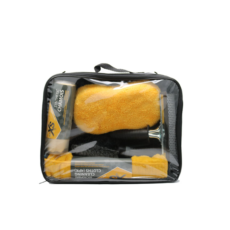 car wash products kit cleaning set with mitt towel pad sponge